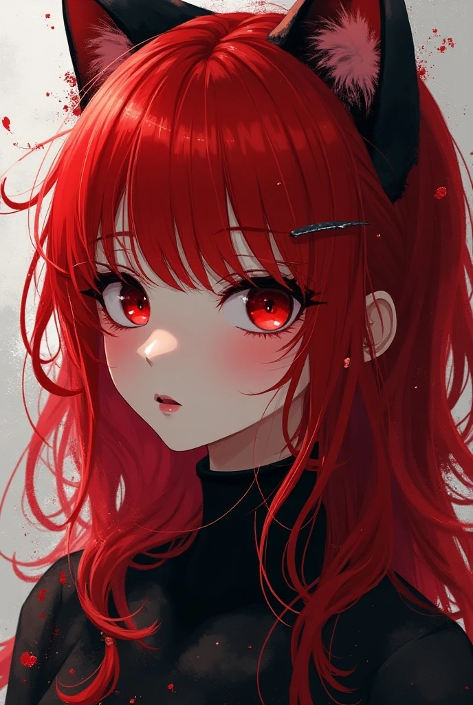 (masterpiece, high quality, best quality,  Official Art ,  Beautiful and Aesthetic:1.2),  1 Girl ,  red hair, cat ears, (Fault Art ), ( Digital Distortion ),   Pixelated Fragment  ,  Data Corruption ,Colored Noise,  Visual Confusion , Contemporary Aesthetics 