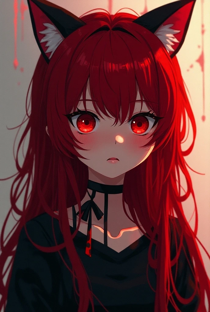 (masterpiece, high quality, best quality,  Official Art ,  Beautiful and Aesthetic:1.2),  1 Girl ,  red hair, cat ears, (Fault Art ), ( Digital Distortion ),   Pixelated Fragment  ,  Data Corruption ,Colored Noise,  Visual Confusion , Contemporary Aesthetics 