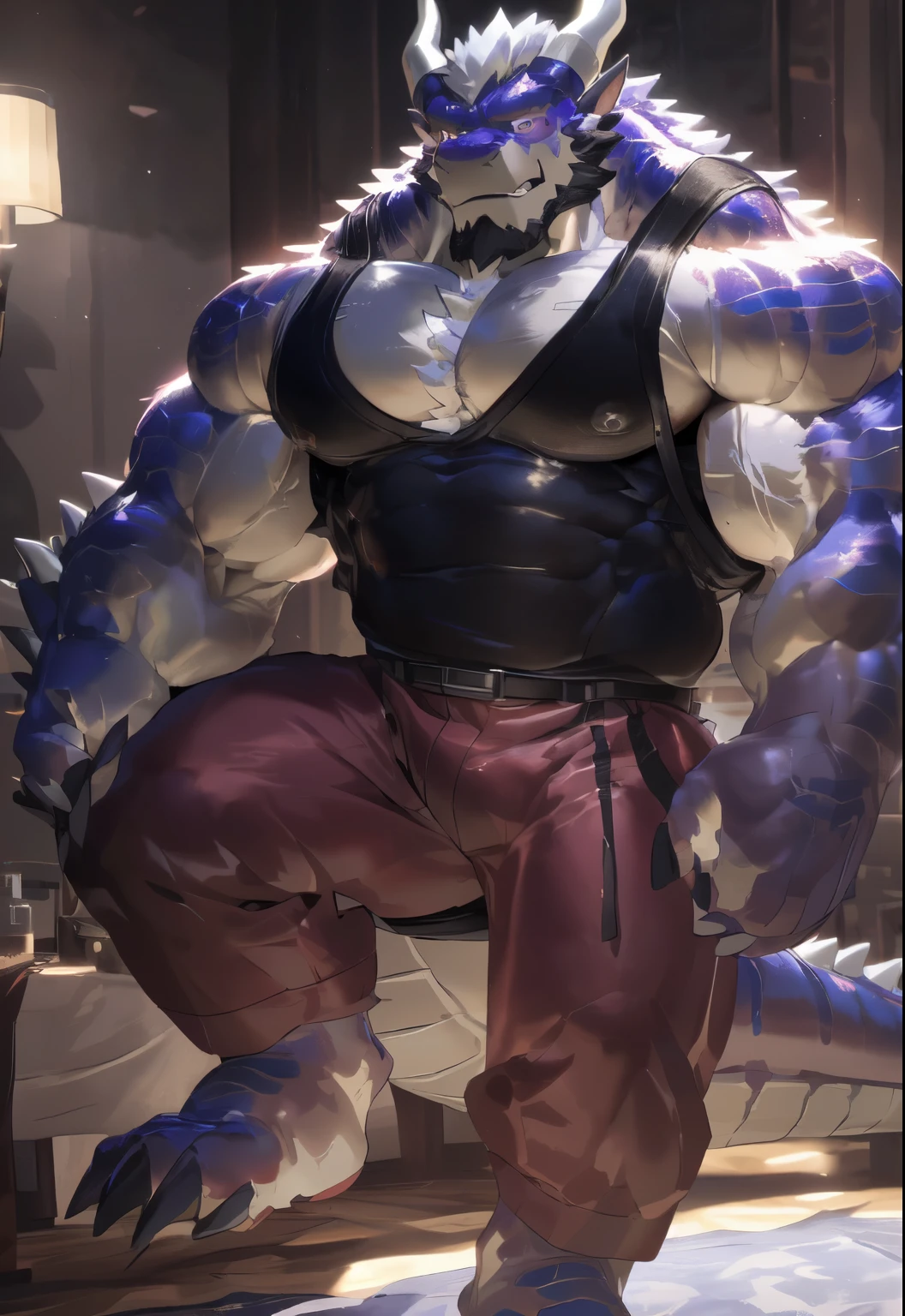 A male furry dragon, ultra thick pecs, ultra gigantic pecs, the thickest muscles ever.