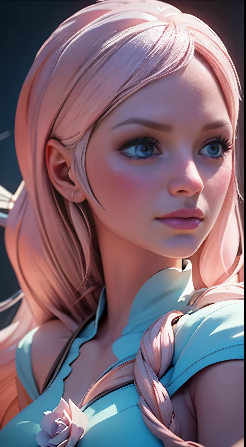 Elsa frozen Rose Quartz fusión. Highly detailed CG unity 8k wallpaper, style shot, complex, high detail, dramatic, highest quality movie still image, very detailed, masterpiece, best quality, character design, Elsa, Elsa from Frozen, (( Dark style)), realistic ultra-detailed rendering style, natural light, sharp character design, (hard focus, 8k), (((natural skin texture))), 8k textures, soft cinematic lighting, adobe lightroom, dark room, hdr, Sophisticated, Elegant, Rich Detail, Sharp Focuilm Look) )), Soothing Tones, Detail Frenzy, Intricate Detail, Super Detail, Low Contrast, Soft Film Lighting, Dull Colors, Exposure Blending, HDR, Fade, 35mm, f/1.4, ISO, f16, 25 sec.