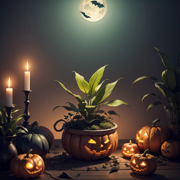 Halloween, plants, beautiful, mysterious, new, creative, calm, stable, sensation,