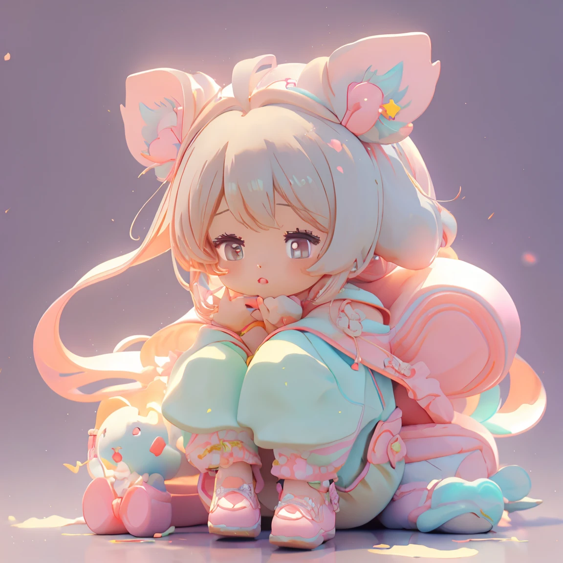 (Best Quality,4K,8k, Kampala,masterpiece:1.2),  Ultra Details , Realistic, cute, Cute, Adorable,  pastel colors ,  anime style,  soft writing,  Vivid Color Style , fantasy background, Shining Star, Magical atmosphere