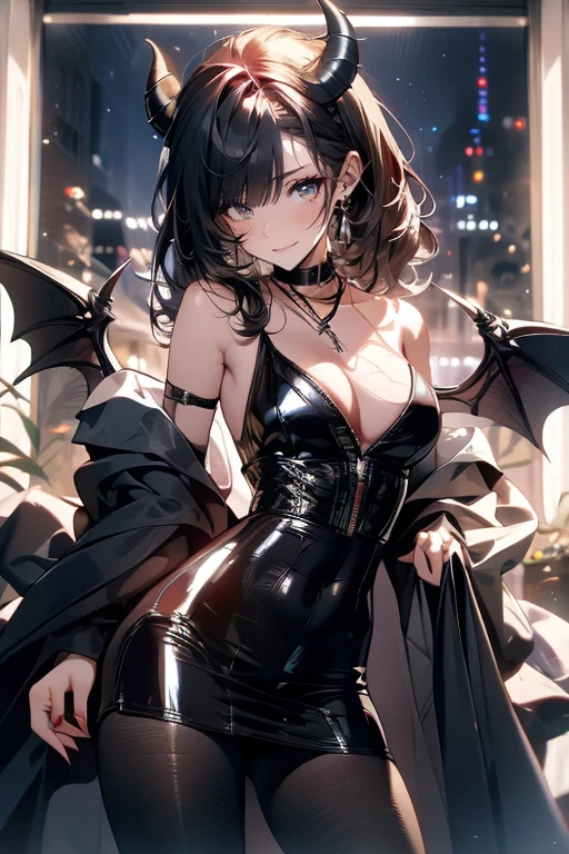 2,A beautiful woman,Beautiful breasts,Moe,Succubus,bat wings on the back,,Bunny girl,Fishnet tights,casino