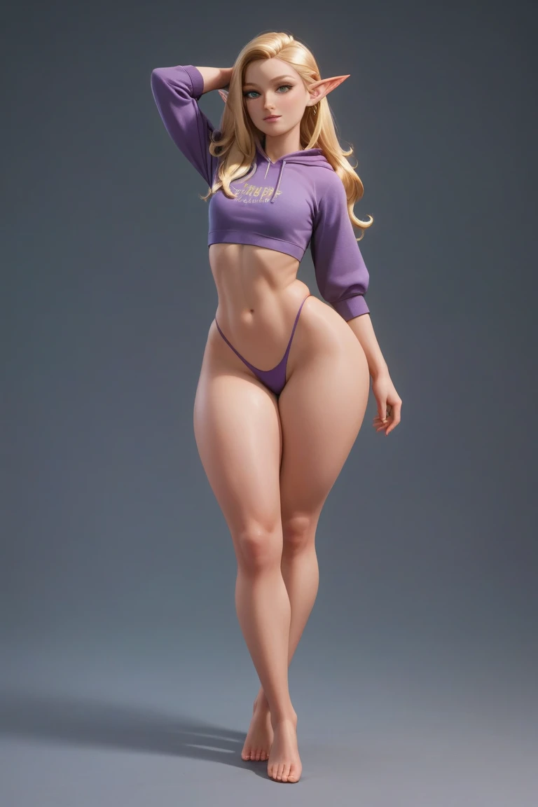 (Daphne Blake (human) bikini) full body, beside (Scooby Doo, huge Great Dane dog) on a deserted beach