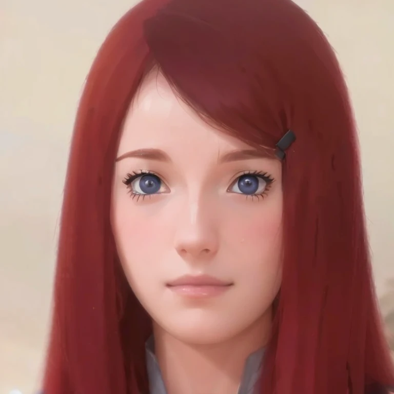     a 19-year-old girl    (perfecta,linda),  model     ,of Asian origin(beautiful,elegant,linda) and northern Europe(perfecta,linda), Red hair, eyes slightly violet ,         Japanese clothing, square hair clip,  Round pupils ,rostro(beautiful), form(perfecta), oval face, outlined in  (eyes,students),       High level of detail        ,         Just looking at the viewer     ,      charming smile     , (realistic:1.4),(:1.0),         masterpiece        , 8k pixels, The best quality, Red hair         High level of detail         8k pixels.