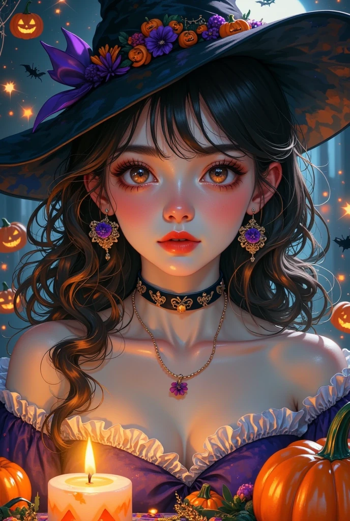 Halloween theme，Girl Portrait