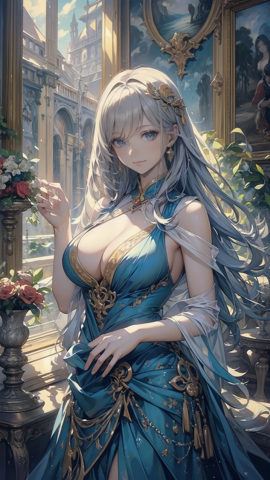 ((masterpiece:1.2)), ((Best Qualityで最高の)),  very detailed なイラストスタイル,  detailed skin texture ,  The texture of the fabric is delicate ,  Extremely Detailed Description , (T Masterpiece), Super beautiful illustrations,  The face is very well drawn , RAW Photos, professional, Fine painting,  complicated details ,  super detail ,  intricate decorative details  ,  perfect anatomy, real, ( A super beautiful and cool blue-eyed silver fox girl dressed as a fashion model), Beautiful normal breasts , (Beautiful and shiny silver hair), (Beautiful clear blue eyes), (Exquisite, Beautiful and clear eyes:1.6), ((Rich in details、Exquisite autumn and winter fashion brand clothing)), smile, ((Model is walking)), ((Staring at me)), ((During the day)), ( A collection that details and beautifully summarizes special places in Paris ), (8KBest Quality壁紙), ( Very meticulous 、Beautiful background) 、 appears in the center of the lunar wilderness ,  as a miner on the Moon ,  emits fantastic light in a desolate environment . This enchanting person ,  wears a shining silver and gold costume ,  radiates wisdom and power from the other world .  , 一筆一筆が非Realisticな美しさと神秘を伝える.  Every characteristic exudes luxury in the midst of fantasy , 普通を超越する真の視覚的masterpieceを体験する.、 Huge Tree with Blue Glowing Branches and Roots,  very detailed , Complex and Brilliant , Fantasy Landscape ,  Aether Atmosphere , (Best Quality,8k, Kampala,masterpiece:1.2), ultra detail ,(Realistic,photoRealistic,photo-Realistic:1.37), digital art ,  Cinematic Lighting ,  Dramatic Lighting ,  bright color,  Glowing Elements , Mysterious, Amazing, Magical realism,  concept art,、A whimsical and graceful fairy ,  Every characteristic exudes luxury in the midst of fantasy :  sparkling wings adorned with beautiful jewels ,  Golden hair flowing down from a crystal-studded dress ,  Fascinating heavenly eyes that shine with unbelievable wisdom . この画像は精巧なディテールと bright color彩で描かれたデジタル絵画である。.  The existence of fairies is captivating and timeless ,  embodying a fusion of elegance and luxury that captivates the viewer .
