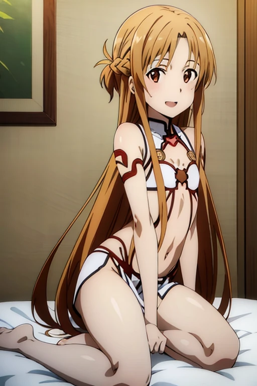 asunayuuki, asuna yuuki, long hair, brown hair, (brown eyes:1.8),
BREAK lingerie, lingerie (breastplate:1.2),
BREAK bedroom, bed, delicate, lying down, sitting, ((open legs)) lingerie
BREAK looking at viewer, (cowboy shot:1.5),
BREAK (masterpiece:1.2), best quality, high resolution, unity 8k wallpaper, (illustration:0.8), (beautiful detailed eyes:1.6), extremely detailed face, perfect lighting, extremely detailed CG, (perfect hands, perfect anatomy),
beautiful thighs legs showing, open legs, delicate, sexy, sensual lingerie, lingerie
(Open legs)((open legs ))