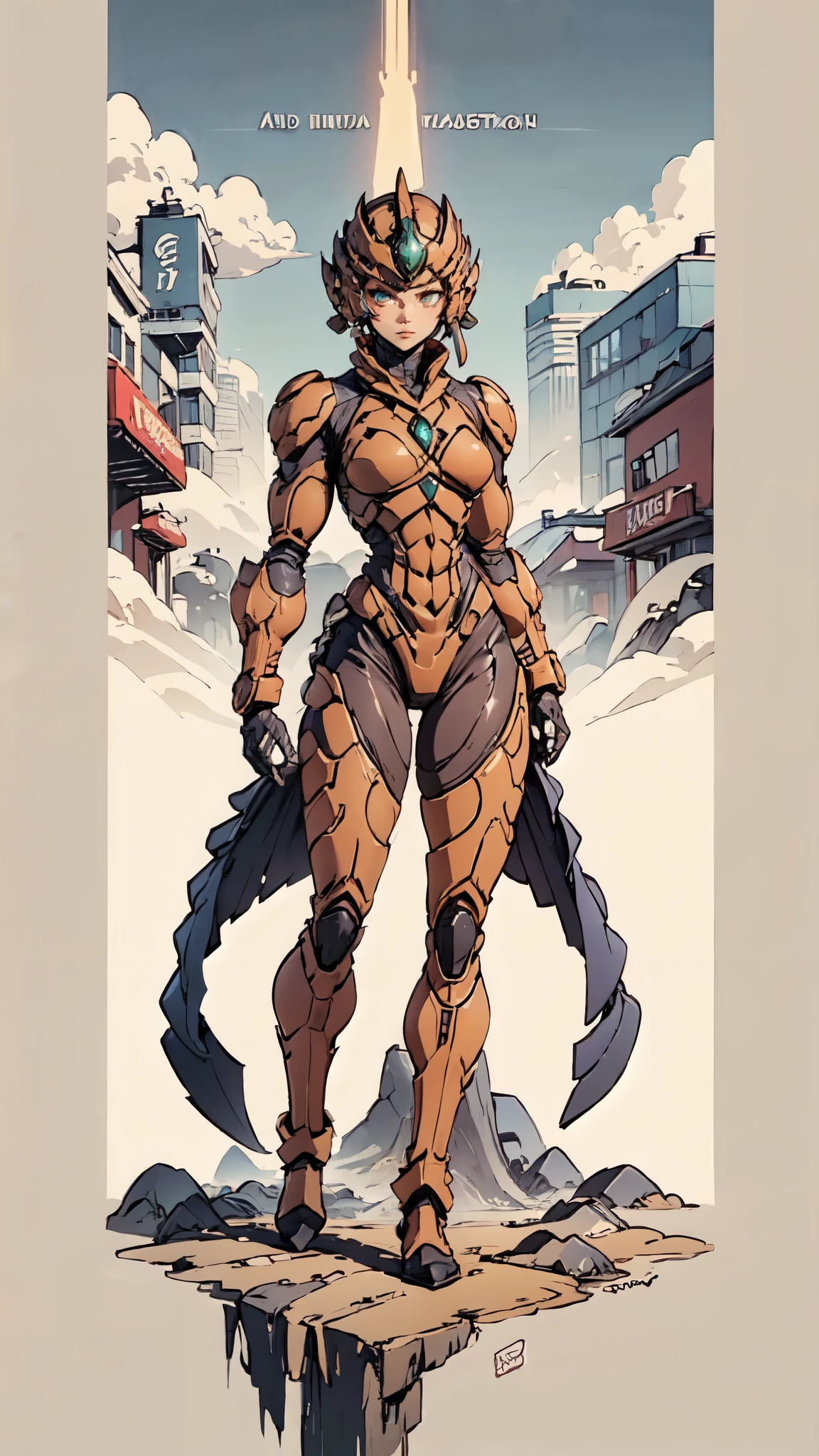 (masterpiece:1.5, best quality:1.5, extremely delicate:1.5), ((Female:1.2)), Biomimetic humanoid Mecha, green eyes, fully enclosed shoulder guards, matching arm and leg guards, gemstone, full body, full armor, the design balances heavy with agility, organic biotech armor, (the color scheme is primarily White and Black with Purple and Red accents, concept Inspired by Ninja, glowing eyes, the armor glows), standing, floating high above the futuristic sci-fi city, a finely crafted Super robot in anime style, exquisite and mature art style, feminine, metallic, dramatic, high definition, highres, ultra-detailed, ultra-fine painting, professional, anatomically correct, symmetrical face, extremely detailed eyes and face, high quality eyes, creativity, RAW photo, UHD, 32k, Natural light, cinematic lighting, (masterpiece-anatomy-perfect:1.2)