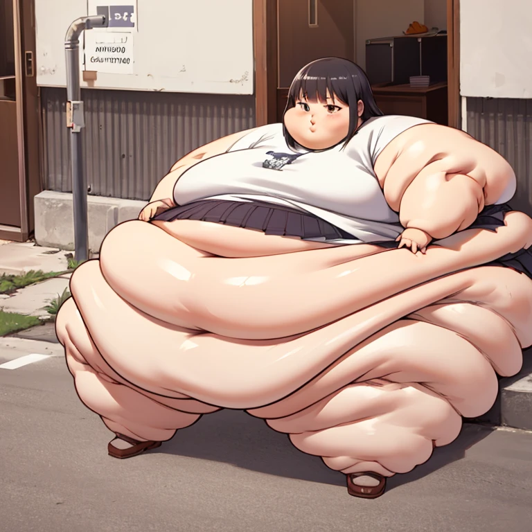 masterpiece,Best Quality, ultra detail , very detailed なイラスト, very detailed , complicated details, Kampala,非常に complicated details, very detailed  ( 1 Girl:1.4),Alone,Alone,VERY LARGE EXTREMELY OBESE BODY ,Huge breasts