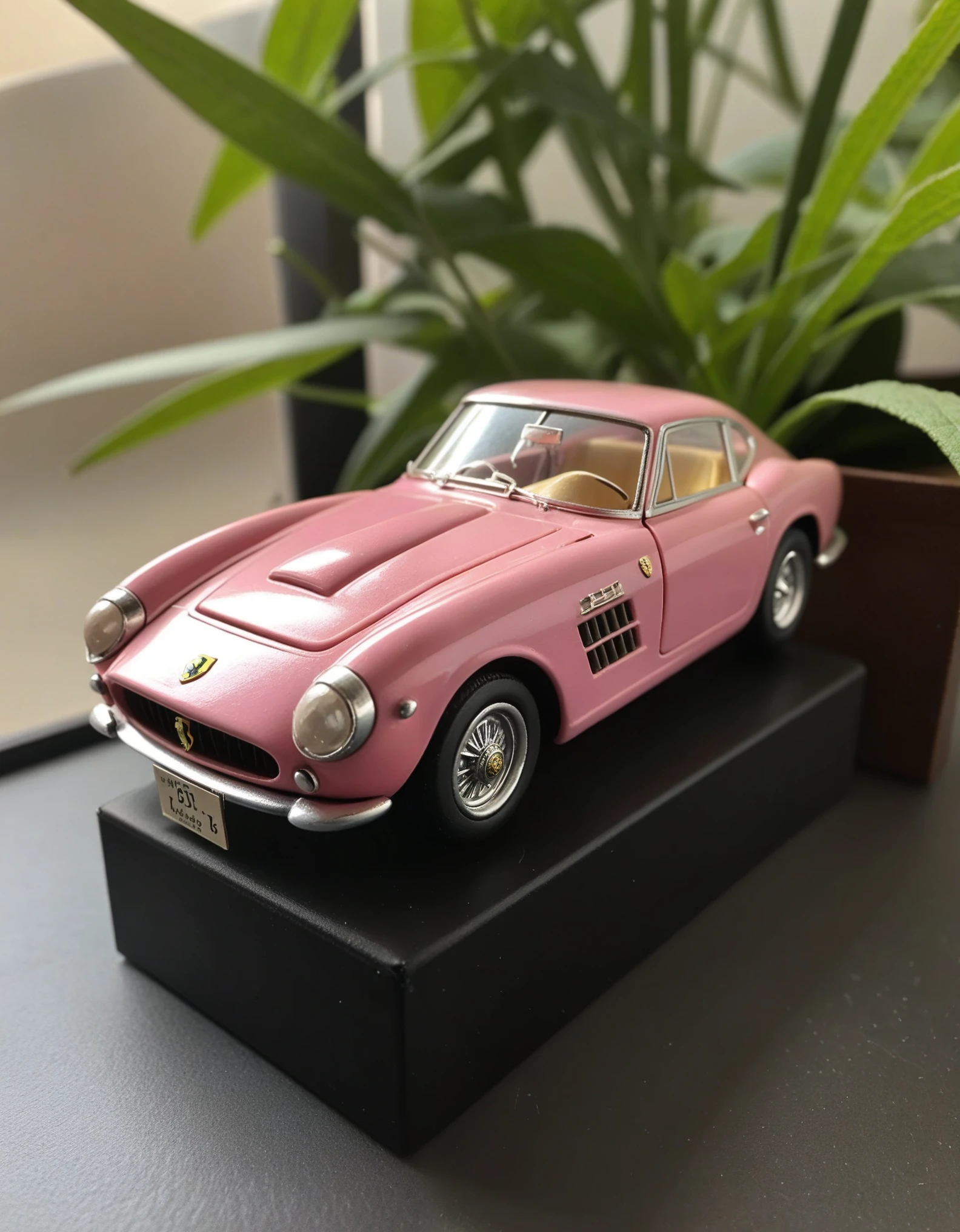 mint in box miniature metal car style scale die cast toy car sports pink Ferrari 250 GT Berlinetta MAJORETTE 1:43 scale collectors item rare display
