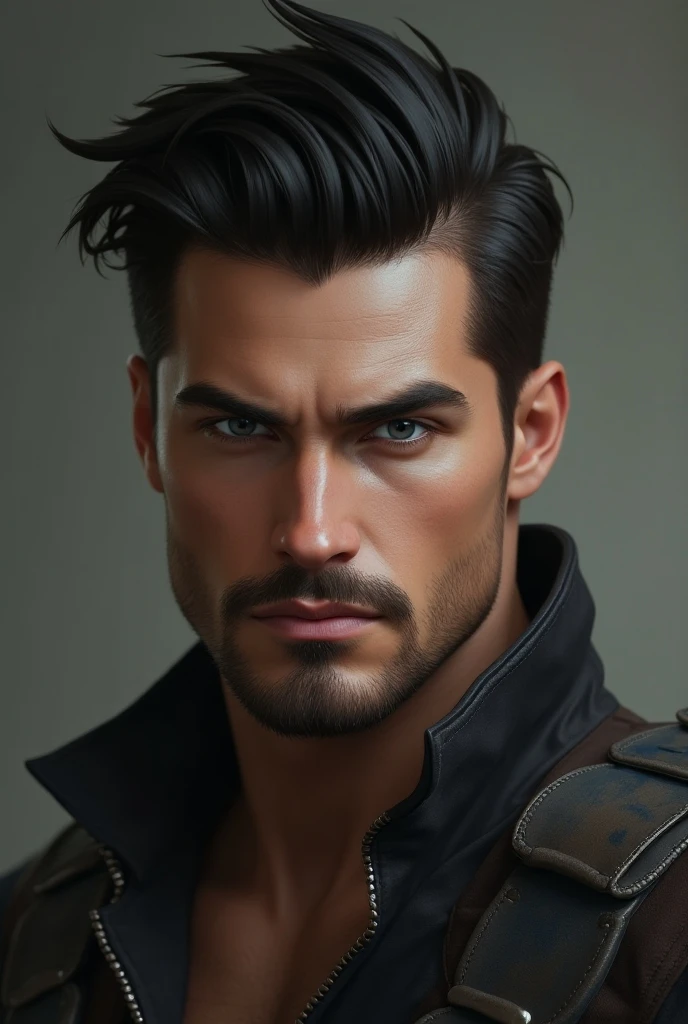 a full body shot, ((candid shot)), special ops, soldier, ((short hair)), call of duty, high end tech, ((detailed face)),  (((man, strong features, determined look, dystopia, scruff, masculine))), (((sharp jawline))), ((facial hair)),  HDR, hyper realistic, wrinkles,  fit body, insanely detailed, complex background, fire, dirty