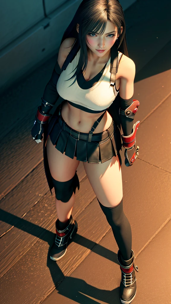(Obra de arte, melhor qualidade:1.2), 1 garota, Sozinho, full body, underboob, sideboob, sexy, cleavage, big cleavage, big , defending, crying, defeated