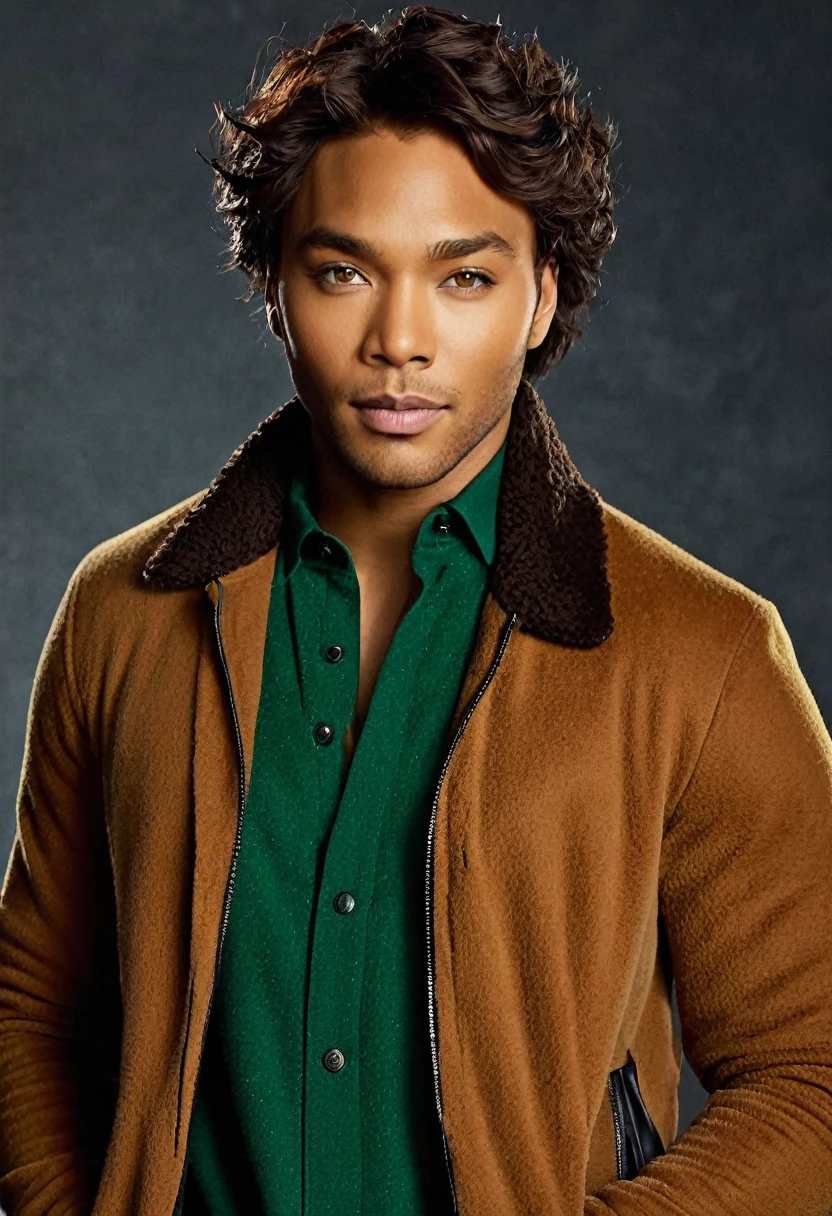  A character from Shadowhunters  .  A 26-year-old son of actresses Kat Graham and Angela Bassett . He has the facial features of both but I inherit Angela's wavy black hair , Kat's light brown complexion and Kat's green eyes shaped like Angela's eye. He has the body of Angela .  He dresses elegantly in a warm brown shirt and a brown fleece jacket . 