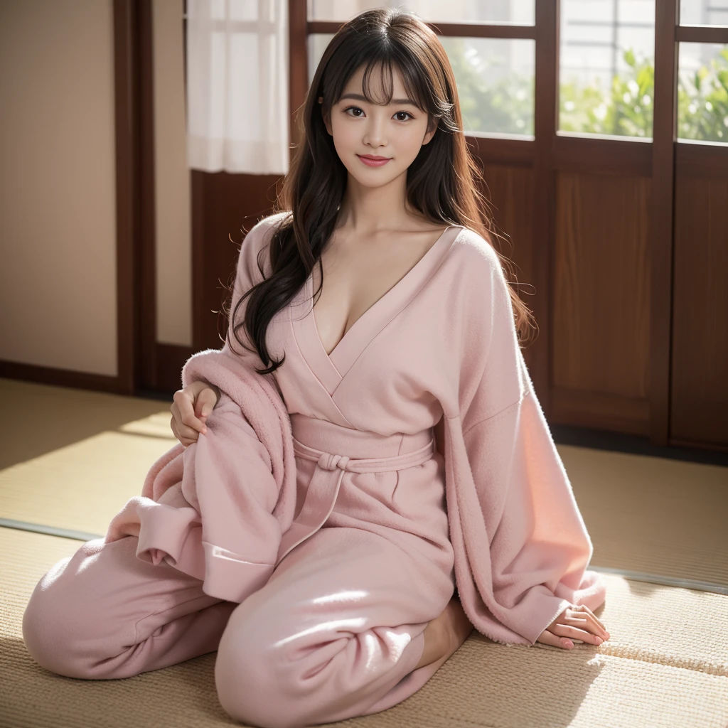 A beautiful Japanese woman overslept because her alarm clock was incredibly broken and didn't go off.