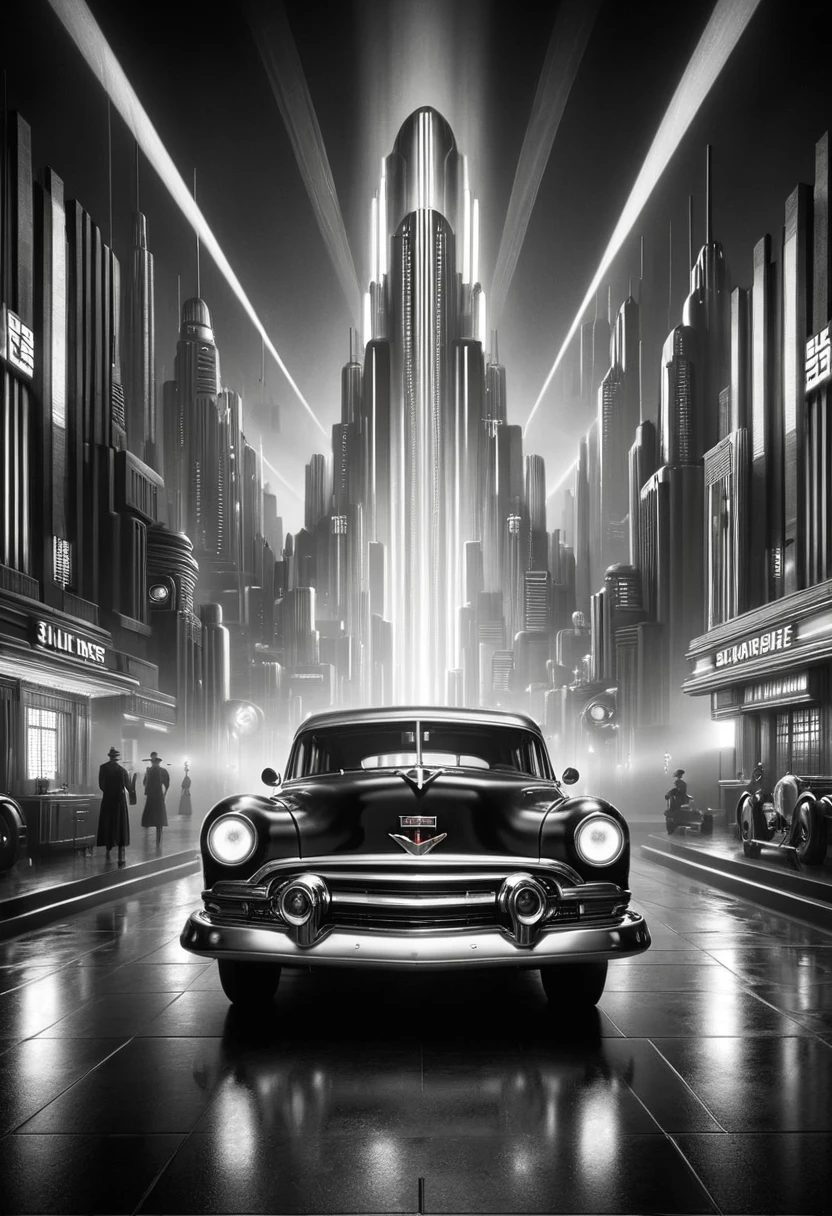 

"a hyper-realist,  burgers  (8k), (better quality,Sharp and clear image), demonstrating the style of ( 1950s Black and White Science Fiction Film Poster Style :1.6). A imagem apresenta (realistic, photorealistic ,  photorealistic s )  elements that create an immersive experience . The attention to detail and  ( ultra-detailed )  rendering make this piece a  (masterpiece:1.2) of art. with your (realistic, photorealistic ,  photorealistic s ) portrait,  the scene transports the viewer to the captivating world of 1950s Black and White Science Fiction Film Posters,  evoking a sense of wonder and wonder ."