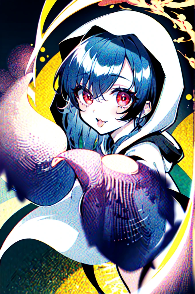 咒语(Prompt): anime girl with catcore dress and white ears holding a kawaii stuffed fish, in the style of grotesque characters, rtx on, piles/stacks, art of tonga, chaos color, maidcore, ue5, thick paint