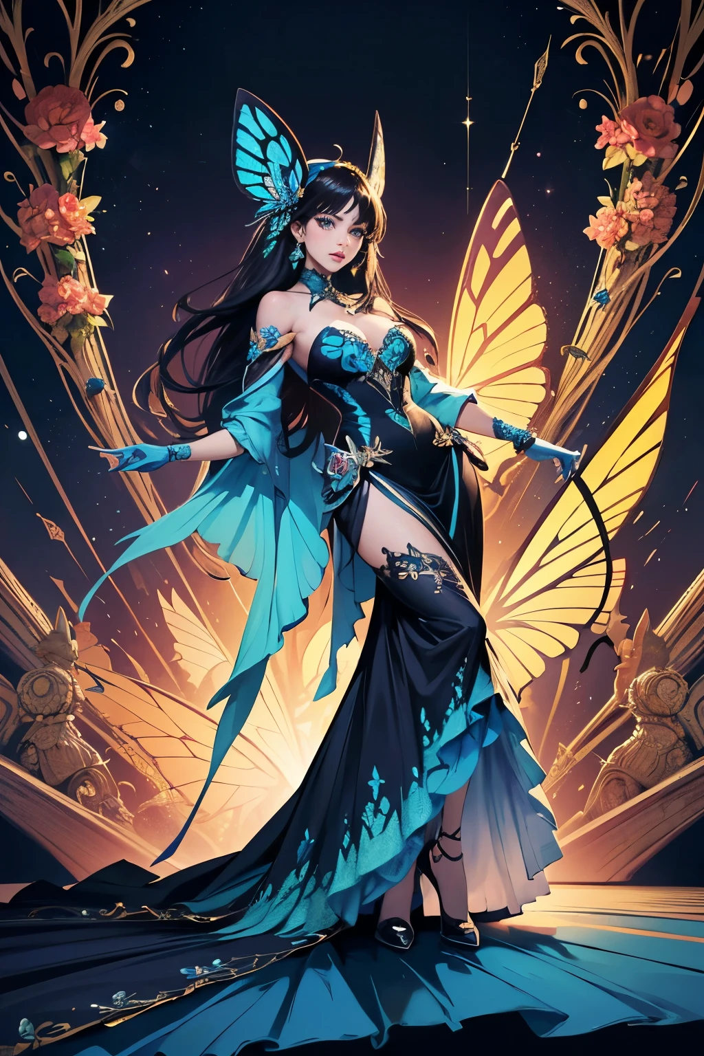 Chang'e fairy，whole body，Breasts are super big，moon background，ios deep scene，Vagina detail camel toe，Hand massage vaginal slit