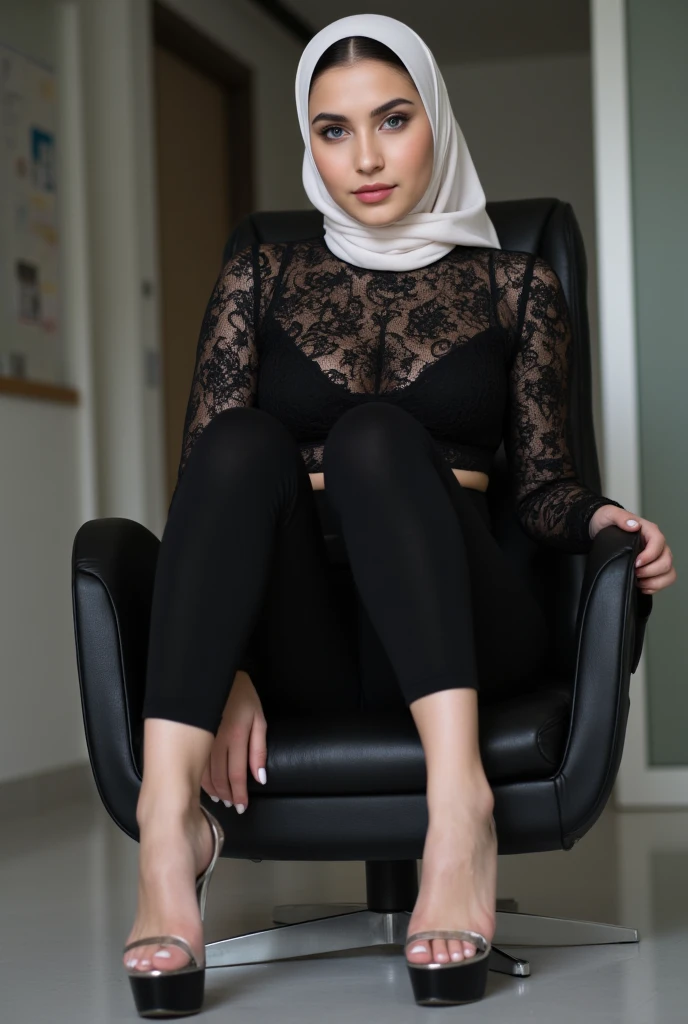 ((best quality)), ((masterpiece)), (detailed), (realistic), 1 woman, in abaya and hijab, in balcony, night, busty, curvy, thin waist, (50 years old), pretty face with small wrinkles, full lips, pretty dark eyes, innocent face, looking forward
Accurate, High Resolution, Anatomically Correct, Textured Skin, Modest abaya, mature woman, milf, gilf, (((Sitting on couch))), (((Inviting smile))), ((Older))