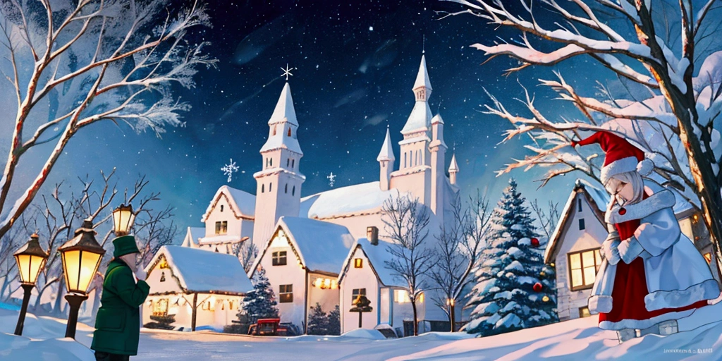 Enchanting Christmas Winter Wonderland, landscape