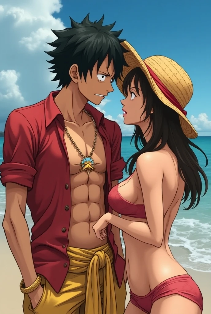 Luffy and nami doing sex video