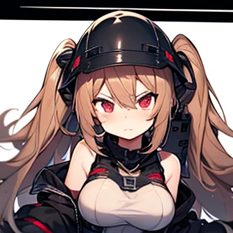 Rapi, wearing black cap, game cg, realistic, bound arms, kidnap, zoomed out view