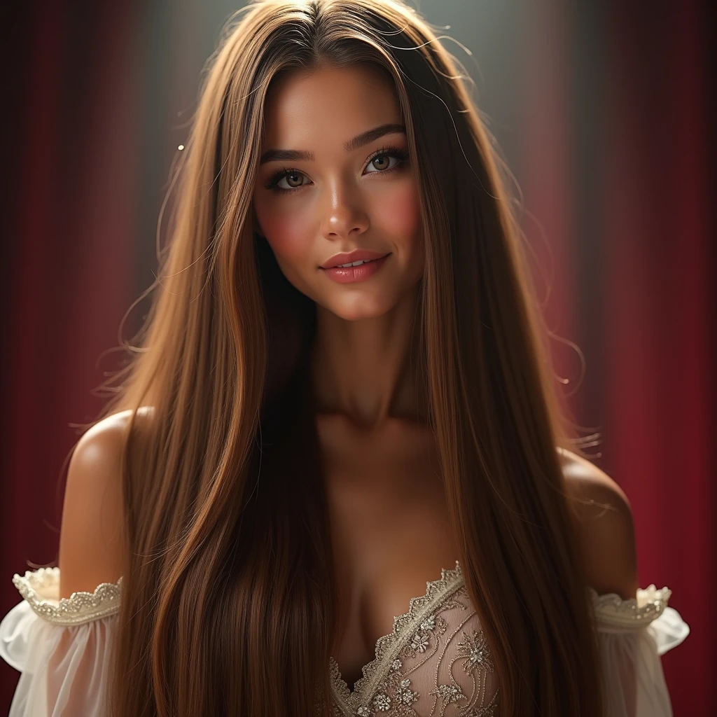 beautiful flowing hair,luscious long brown hair,healthy shiny hair,soft silky hair,gorgeous curly hair,natural wavy hair,voluminous bouncy hair,thick black hair,perfectly styled hair,detailed hair strands,dark chestnut hair,smooth straight hair,shimmering locks,luxurious tresses,hair blowing in the wind,beautifully braided hair,ornate hair accessories,shimmering highlights,thick luxurious mane,flowing cascades of hair,strands elegantly framing the face,magnificent natural waves,elaborate updo,effortlessly tousled hair,amazing volume and texture,rich chestnut color,gleaming hair under the sunlight,remarkable shine and softness,endless layers of glossy hair,meticulously styled curls,enviable texture and volume,vibrant and healthy-looking hair,exquisite hair with intricate details,graceful hair flowing down the shoulders,magnificent hair with stunning highlights,irresistibly silky and smooth hair,glamorous hair with a touch of elegance,mesmerizing beauty of long flowing hair,breathtakingly beautiful hair with impeccable style,bouncing and vibrant hair that catches everyone's attention,bird's eye view of flowing hair strands cascading down the back,unforgettable visual impact of perfectly styled hair. (best quality,4k,8k,highres,masterpiece:1.2),ultra-detailed,(realistic,photorealistic,photo-realistic:1.37),HDR,UHD,studio lighting,ultra-fine painting,sharp focus,physically-based rendering,extreme detail description,professional,vivid colors,bokeh,portraits,landscape,horror,anime,sci-fi,photography,concept artists,warm and golden color palette,gently illuminated by soft ambient light,subtle highlights creating depth and dimension,playful interplay of light and shadow,soft and dreamy lighting casting a romantic glow,ethereal glow enveloping the hair,creating a halo effect,sunlight filtering through the hair,illuminating its natural beauty,subdued and moody lighting adding a touch of mystery,contrast of light and dark to accentuate the texture and shine of the hair,magical