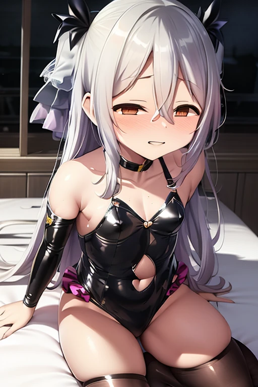 nsfw,Highest quality,so beautiful,8K,Highest quality,masterpiece,Highest quality,white school swimsuit,Flat Chest,Sunburn,{{{{{Vulgarity}}}}},ahegao,Ohogao,Blushing,Ecstasy face,Climax,fucked silly,vaginal,sex,missionary,{{bedroom}},com in pussy,pussy juice,vapour,wet,saliva trail,kiss,1girl,1boy,penis,pov,{{{{uncensored}}}}