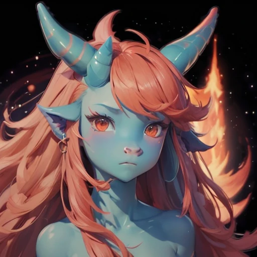 {{uploaded e621, score_9, score_8_up, score_7_up, score_6_up, source_art, best quality, masterpiece, 4k, uncensored, rating_explicit, very aesthetic, illustration artist, {realistic}}} BREAK {{{1girl, {young demon priestess, very long medium brown wild hair, horns, tail with spade, (blue skin:1.2), (small breasts:1.1)}, perfect face, perfect hands}} BREAK {{Futanari, demon penis, medial ring, large penis, dark sheath, detailed}}, <lora:Smooth Style 2 SDXL_LoRA_Pony Diffusion V6 XL:0.8>
