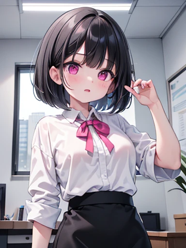masterpiece,best quality, source anime,

rating_explicit,
ukkripony,
1girl, licking penis, tongue out, from side, (close-up face:1.2), kneeling

BREAK girl, 15 yo, (loli:1.3), (large breasts:1.1), (black hair:1.2), (medium hair:1), bob cut, (curly hair:0.9), blunt bangs,
pink eyes,(tareme:1.1),

half-closed eyes, heavy breathing, sweat,blush,open mouth,

BREAK (school uniform), (white collared shirt, plain pattern shirt, short sleeves, shirt tucked in:1), (red plain pattern narrow neck ribbon:1.1), (button gap:1),


BREAK classroom, white wall