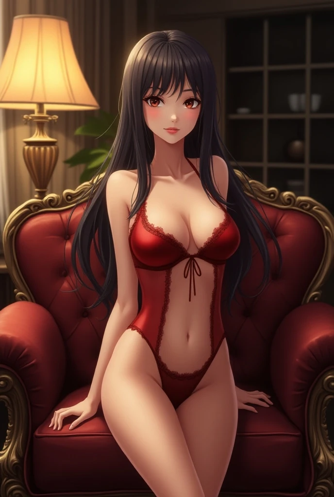 Writing cat girl Wear provocative clothes Her breasts are just huge In submission Anime Style Sexy feeling The background is the royal floor Let in the sunlight Bring your face closer Add presence Boobs and face filling the screen