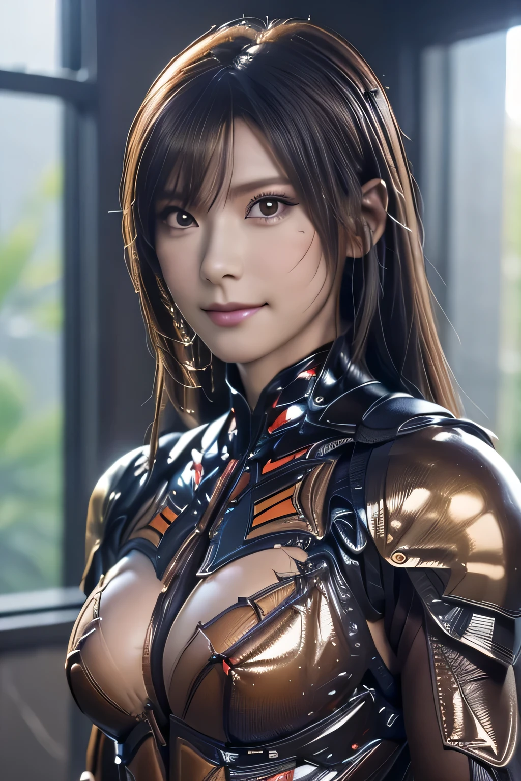 (high resolution,masterpiece,best quality,extremely detailed CG, anime, official art:1.4), realistic, photo, amazing fine details, all intricate, gloss and shiny,awesome many layers, 8k wall paper, 3d, sketch, kawaii, illustration,( solo:1.4), perfect female proportion,villainess, (fusion of dark brown cockroach and lady:1.4), (brown cockroach form lady:1.2), (brown cockroach lady:1.2), (fusion:1.2), (solo:1.4), (evil smile:1.2), muscular, abs, (cockroach brown exoskeleton bio insect suit:1.4), (cockroach brown exoskeleton bio insect armor:1.2), (brown transparency cockroach wing:1.4), (brown cockroach antennae:1.3),