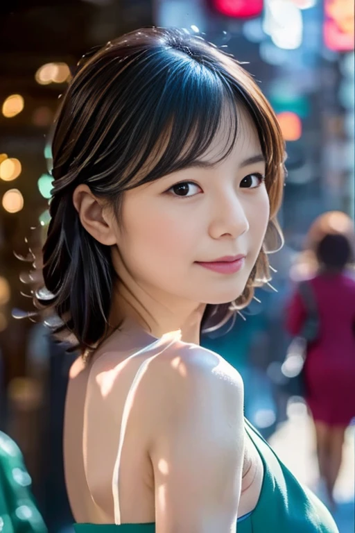 Best Quality, Realistic, Perfect Humailed,  so delicate and beautiful, RAW photo, プロフェッショナルillumination, illumination,  the depth of the boundary written , Single Focus, whole body, Skinny Japanese Women, 50-year-old woman, Brown Hair,  small head ,  beautiful eyes,  true face, Realistic skin, fine grain, (  fashionable hairstyle  : 1.3),Bust Emphasis、( Sexy Dress、 china dress、Color is random:1.2)、random background、 random pose 、 from random angles、whole bodyから接写まで様々What kind of shooting 
