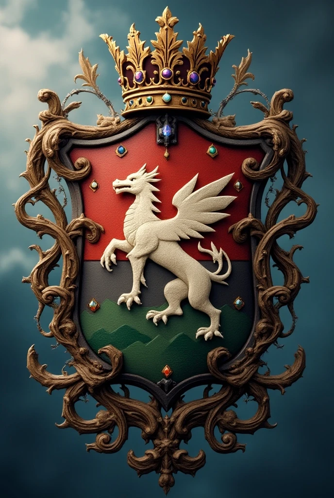 (best quality),(masterpiece),(ultra detailed),(highres),  futuristic, emblem, coat of arms,
