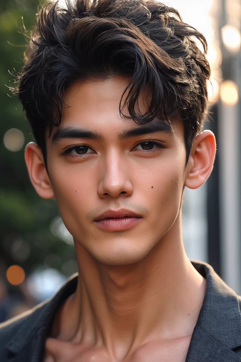 Realistic Handsome Young Thai Men
