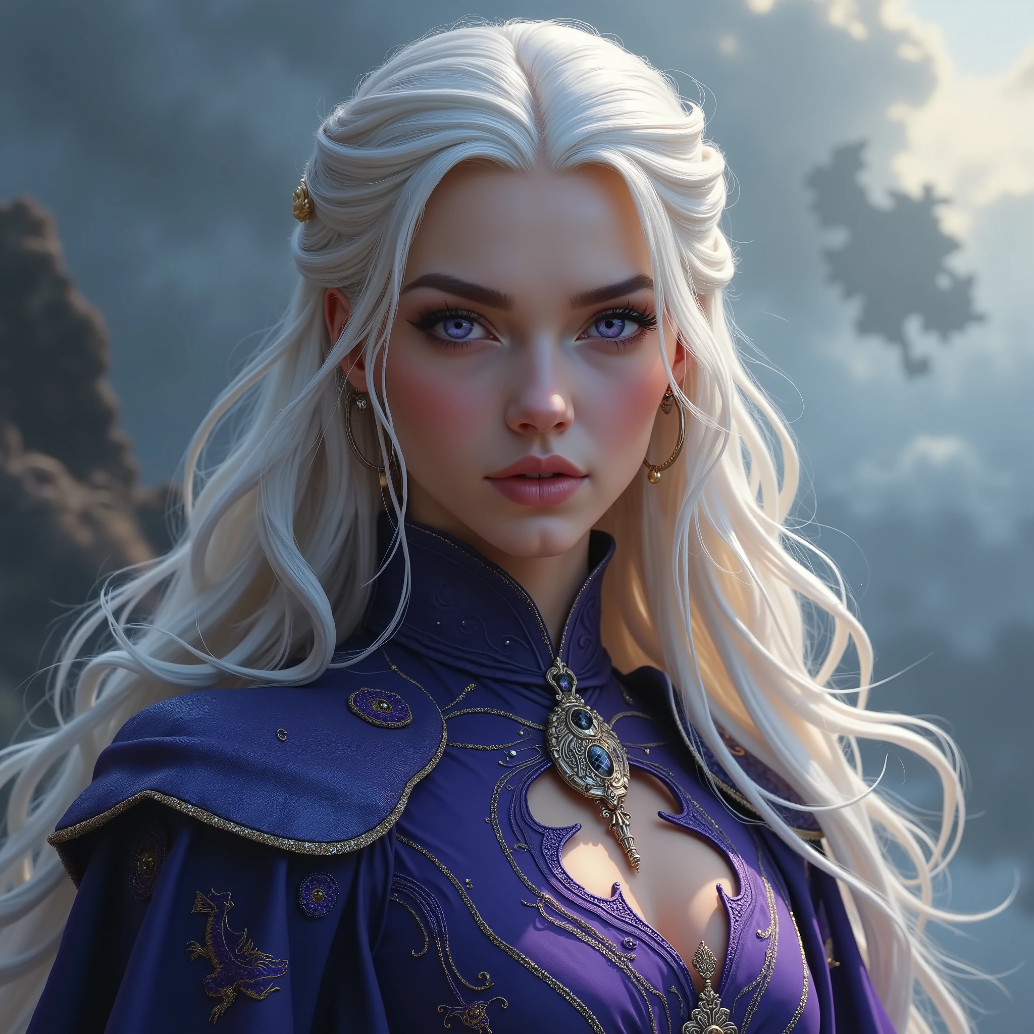 a young and pretty sorceress woman, highly detailed, in (reasonableDrink: 1.2) style