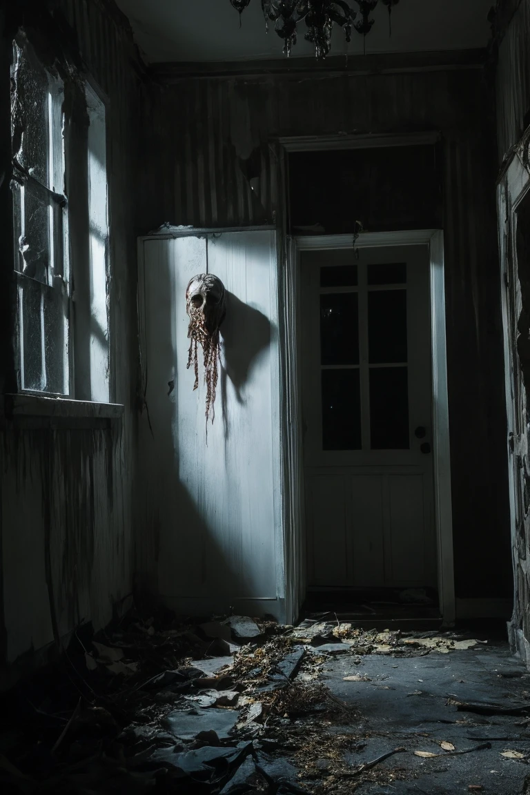 Beautiful Female, in Haunted House
