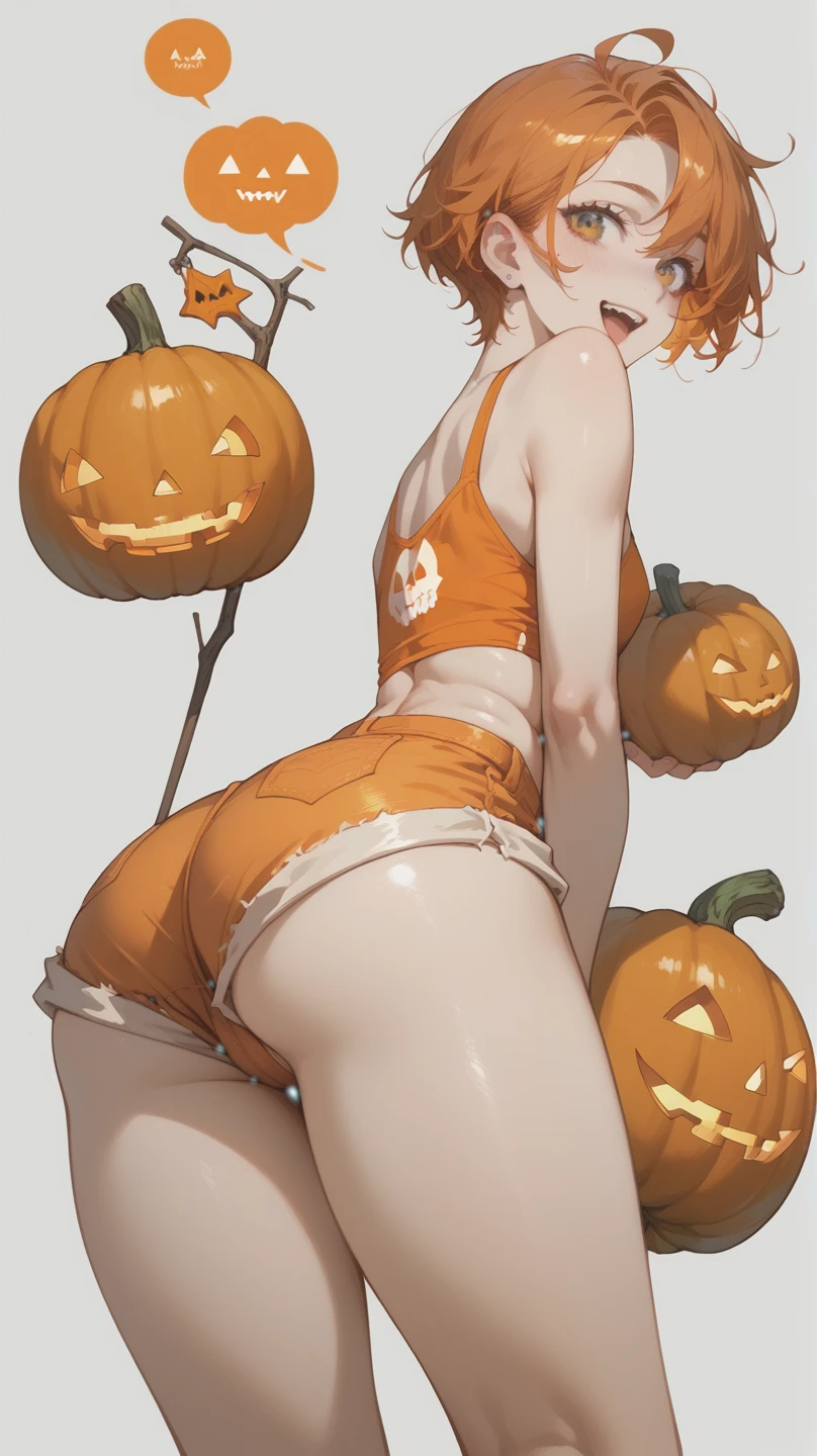 (((slime))) ((en halloween))((hd)) (((enormes tetas)))((8k)))(((orange slime)))((rodeada de calabazas jack o lantern)) ((cuerpo completo))((hot))(((Amazing tits)))caliente, hermosa,((Hornie)), 8k, hiperrealista todo como un motor irreal trazado de rayos render ((estilo humano hiperealista)),(((Empty dark background))). hiperrealista todo como un motor irreal trazado de rayos render estilo humano realista ,(((Empty dark background)))., Suavemente iluminado, Intimo exquisito detalle, foco nítido, intrincadamente detallado, rewarded photography, small-catchlight, bajo contraste, alta nitidez, facial-symmetry, profundidad de campo, cinematic background, Renderizado del motor irreal, Imagen central, dream-like, Suavemente iluminado, intimo, imagen de cuerpo completo ,cuerpo completo,((tetona)),((piernas torneadas)) perfect ass ecchi