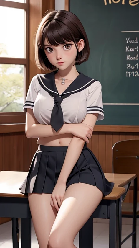 pieces fly,masterpiece,highest quality,Super detailed,High resolution,High resolution,8K portrait,unity,8k壁紙のHigh resolutionCG,unity 8k wallpaper,cute type,a bit:1.5,:1.5,Highly detailed CG unity 8k wallpaper,realistic,real person,cute type,a bit,portrait photography,shiny skin,High resolution,(16 years old:1.3),(1 girl),beautiful clear eyes,very detailed explanation,delicate face,nice lips,slender body,thin waist,thin feet,(classroom:1.6),cute type,perfect face,seriously,(blush:1.5),(cute:1.5),(black bun hair:1.3),((medium breasts:1.3)),same,(school uniform:1.2),((clothing lift:1.5)),(I have nipples:1.2)、detailed explanation,vagina,vaginaを表示,spread,feet,spread、((vagina内で絶頂:1.5))