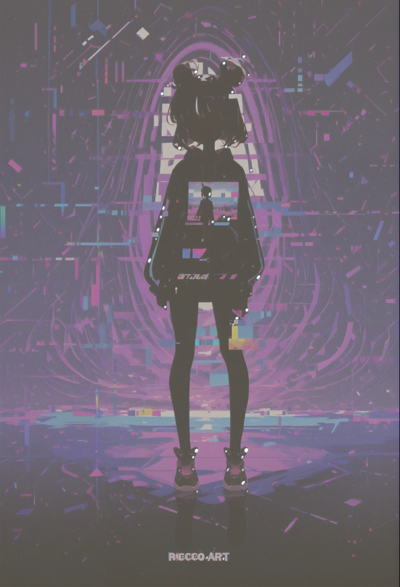 score_9, score_8_up, score_7_up, best quality, source_anime BREAK, 1girl, (glitch art, silhouette art:1.2), rococo, chromatic aberration