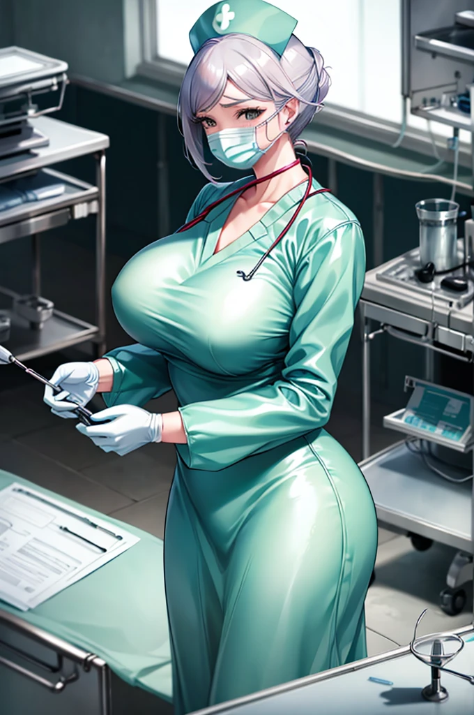 nurse uniform,hospital, latex nurse suit,nurses,busty,elbow gloves,labcoat,white hair woman,white eyes , gigantic ,medical instruments,asian nurse,two nurses,speculum,examination room,oversize ,big ass ,strap on, lay on table ,legs spreaded,giving birth,gyno chair , dentist,Milf,latex,yellow uniform,oversize breasts,diaper