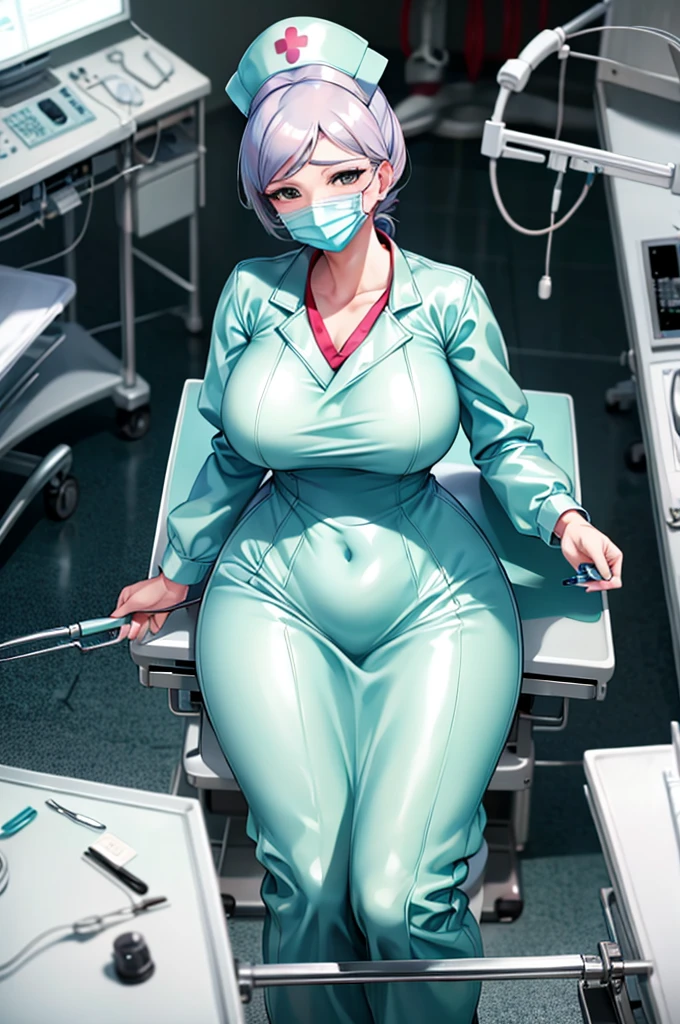 nurse uniform,hospital, latex nurse suit,nurses,busty,elbow gloves,labcoat,white hair woman,white eyes , gigantic ,medical instruments,asian nurse,two nurses,speculum,examination room,oversize ,big ass ,strap on, lay on table ,legs spreaded,giving birth,gyno chair , dentist,Milf,latex,yellow uniform,oversize breasts,diaper