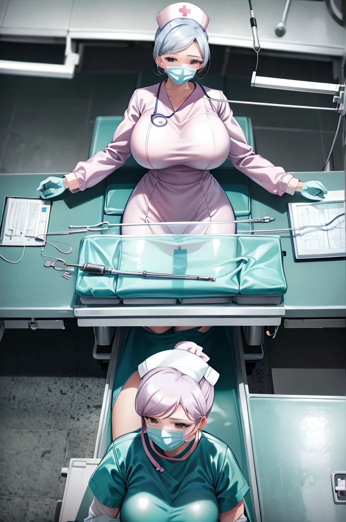 nurse uniform,hospital, latex nurse suit,nurses,busty,elbow gloves,labcoat,white hair woman,white eyes , gigantic ,medical instruments,asian nurse,two nurses,speculum,examination room,oversize ,big ass ,strap on, lay on table ,legs spreaded,giving birth,gyno chair , dentist,Milf,latex,yellow uniform,oversize breasts,diaper