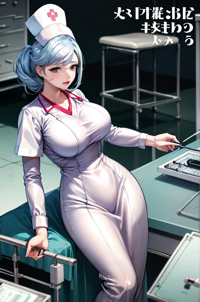 nurse uniform,hospital, latex nurse suit,nurses,busty,elbow gloves,labcoat,white hair woman,white eyes , gigantic ,medical instruments,asian nurse,two nurses,speculum,examination room,oversize ,big ass ,strap on, lay on table ,legs spreaded,giving birth,gyno chair , dentist,Milf,latex,yellow uniform,oversize breasts,diaper