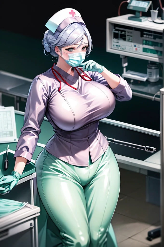 nurse uniform,hospital, latex nurse suit,nurses,busty,elbow gloves,labcoat,white hair woman,white eyes , gigantic ,medical instruments,asian nurse,two nurses,speculum,examination room,oversize ,big ass ,strap on, lay on table ,legs spreaded,giving birth,gyno chair , dentist,Milf,latex,yellow uniform,oversize breasts,diaper