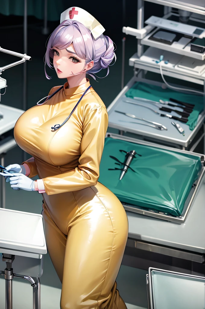 nurse uniform,hospital, latex nurse suit,nurses,busty,elbow gloves,labcoat,white hair woman,white eyes , gigantic ,medical instruments,asian nurse,two nurses,speculum,examination room,oversize ,big ass ,strap on, lay on table ,legs spreaded,giving birth,gyno chair , dentist,Milf,latex,yellow uniform,oversize breasts,diaper