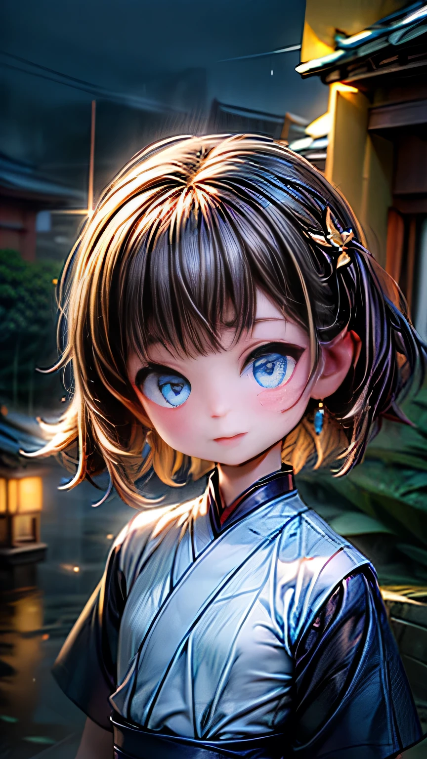 (8k、 RAW Photos、Best Quality、Best Quality、masterpiece:1.2)、(Real、 photorealistic :1.37)、St. Louis(Luxury wheels)( Azur Lane)、1 Girl、( MYANMAR GIRL )、(Aigyosaru :1)、Hair accessories、Portraiture、( MYANMAR TRADITIONAL CLOTHING:1.1)、 necklace 、Blue Claws、cute、Streetscape、night、rain、Wet、Professional Lighting、 photon mapping 、 radiosity 、physically based rendering、 BACKGROUND SHWEDIGON Pagoda ,  DYNAMIC POSE ､((( upper body portrait)))