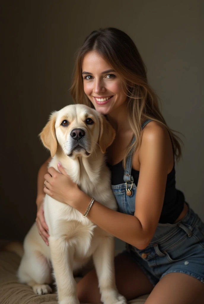 A girl with dog sex image - SeaArt AI