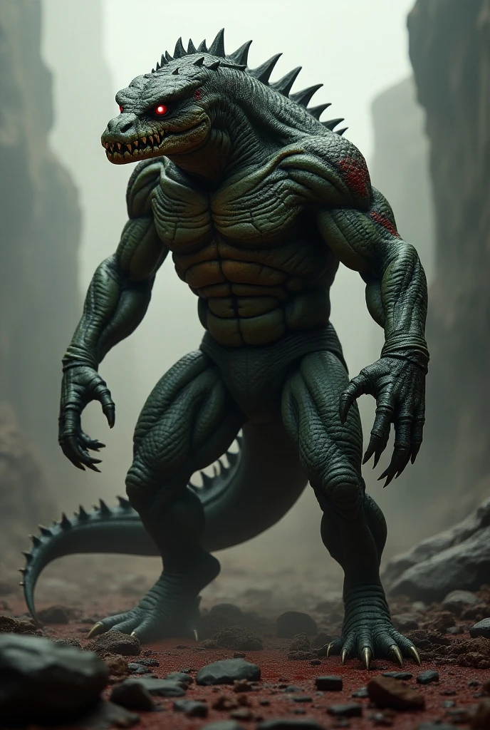 Craft an image of godzilla with (((white scales))) and (white skin) and a crocodile head. Give him wider shoulders and a muscular build.. human-sized
futuristic urban setting
wearing pants
A ((white-scaled)) (white dragonborn) with a muscular build and a (((crocodile head))) with red eyes and (blackened hands), ((white skin, white scales)), sharp teeth, muscular, claws, ((scaled skin)), (scaled arms), (scaled chest), (albino), wide shouldered, 1boy, (dragonborn), massive, clawed hands, black claws
(masterpiece), 8k, Absurdres, best quality, HDR, Low ISO, masterpiece, Maximum clarity and sharpness, Hyperdetailed, photorealistic, hi res, hyperdetailed, ultrarealistic, ((cowboy shot)), ((action pose)),
maleC yberpunkAI, neon,, yofukashi background, city, cityscape, building, BikerC