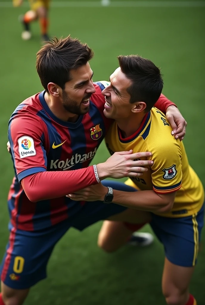 Imagine Alonso kissing Messi